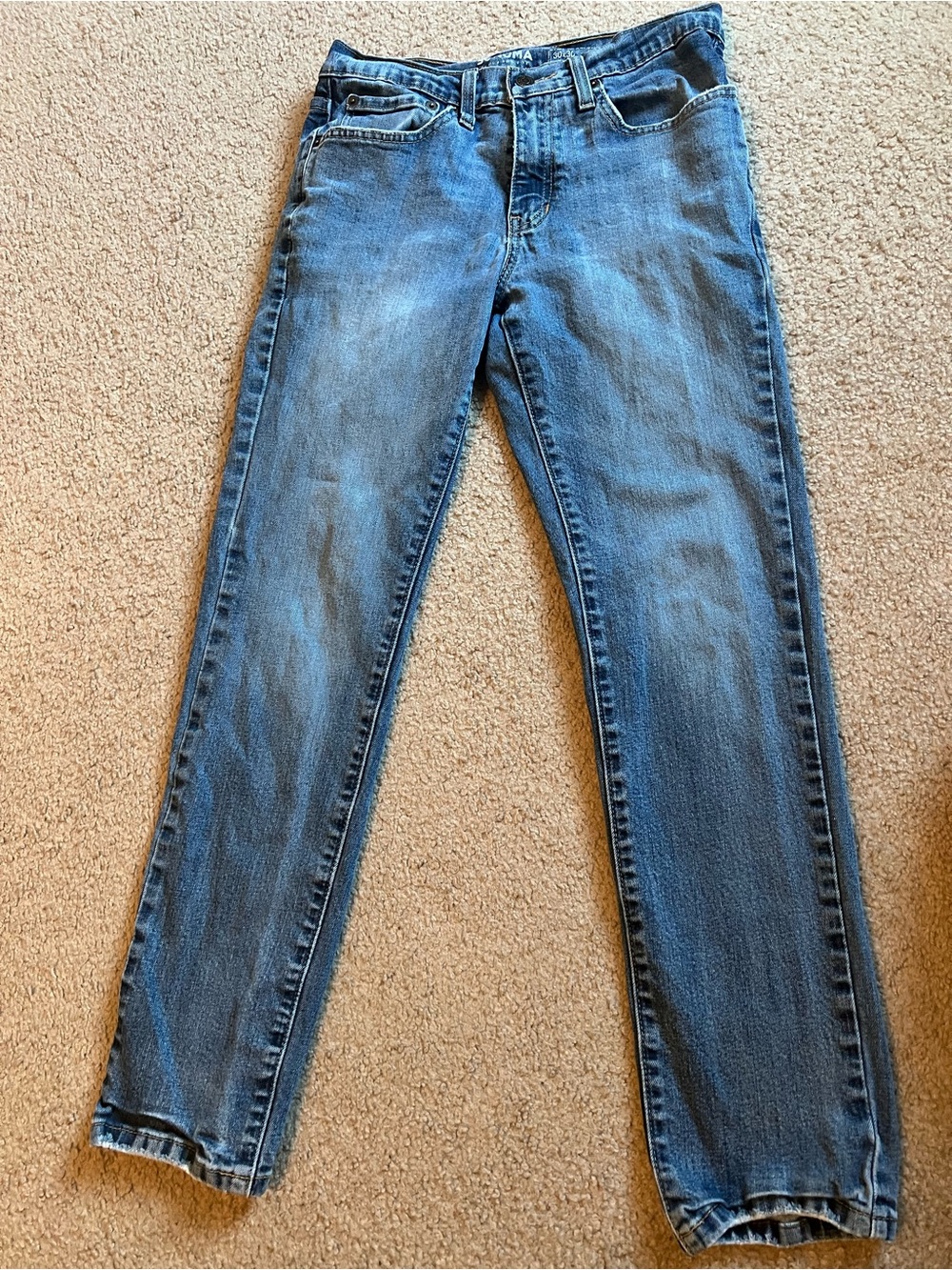 Sonoma Slim Fit Men's Jeans in Blue Wash. (17)